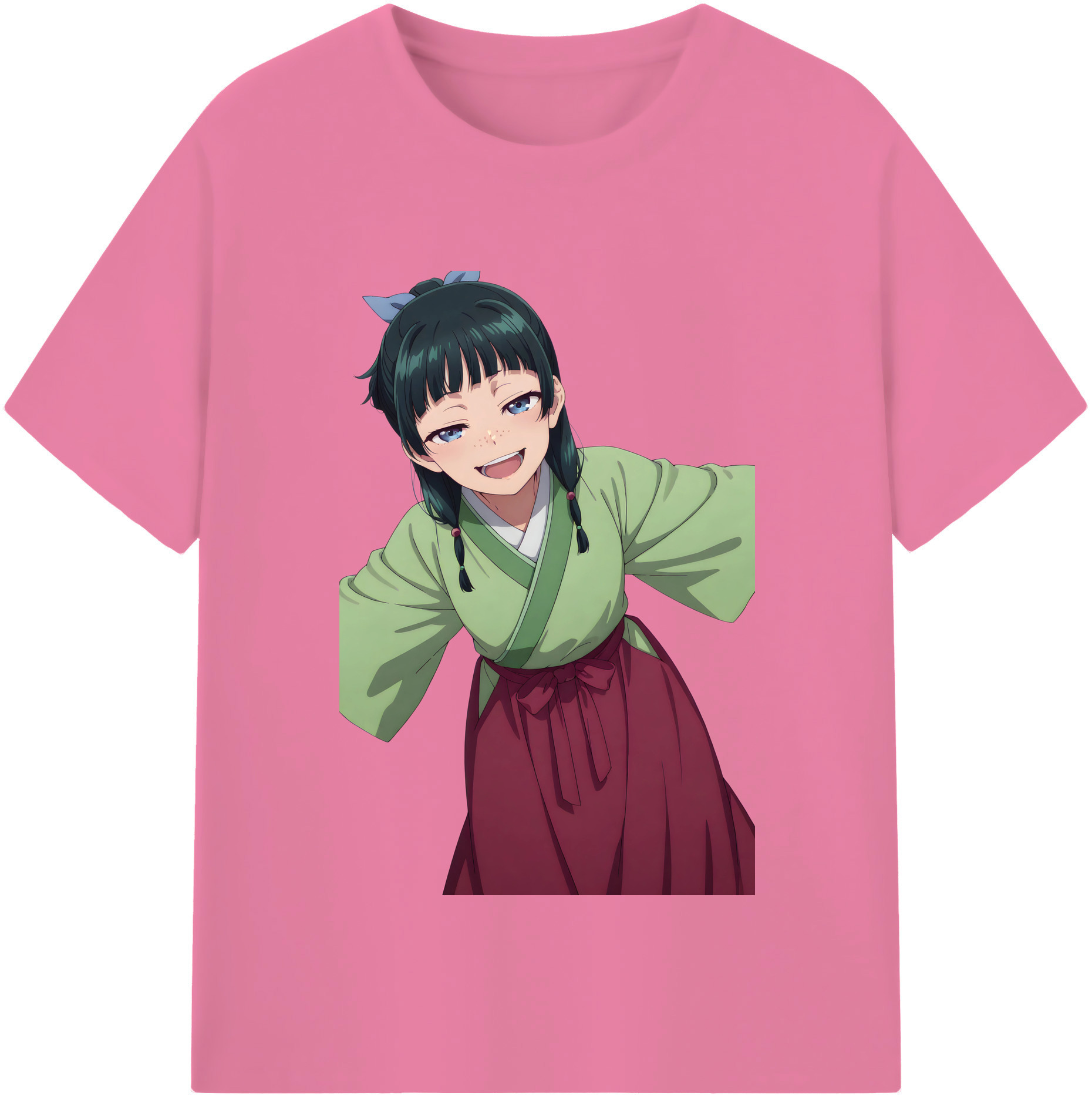 （画像用） 薬屋のひとりごと The Apothecary Diaries 綿100％半袖Tシャツ（フロントプリント）